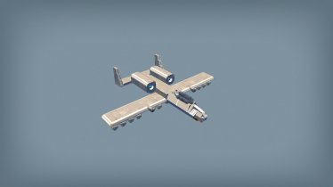 Мод "A-10 Thunderbolt II (Bombs)" для Scrap Mechanic