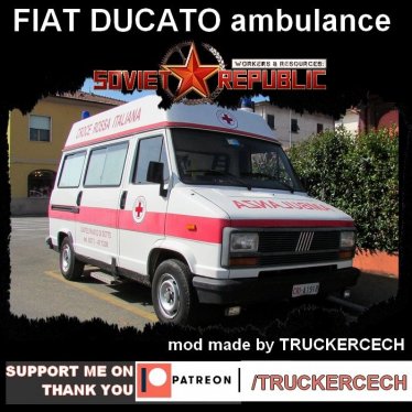 Мод "FIAT DUCATO ambulance" для Workers & Resources: Soviet Republic