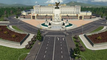 Мод "World Monuments Collection N.20: Buckingham Palace" для Transport Fever 2 1