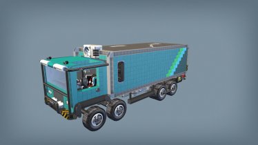 Мод "Mobile base truck survival" для Scrap Mechanic