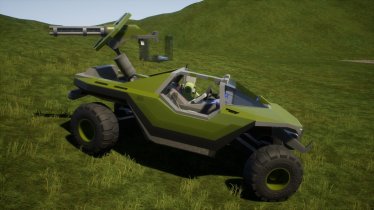 Мод "(EXP WS) Warthog M12 Light Reconnaissance Vehicle Halo CE" для Brick Rigs 1