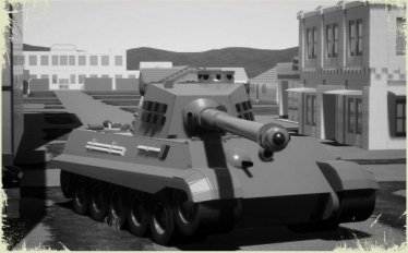 Мод "Tiger II (10,5cm KwK)" для Brick Rigs 1