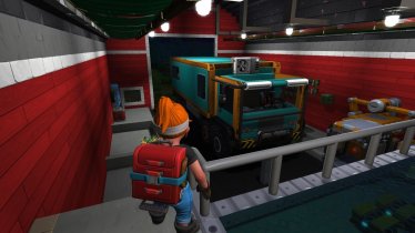 Мод "Mobile base truck survival" для Scrap Mechanic 3