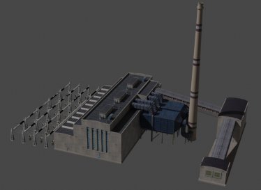 Мод "Lignite Power Plant" для Workers & Resources: Soviet Republic