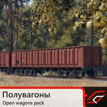 Мод "Советские и российские полувагоны" для Transport Fever 2