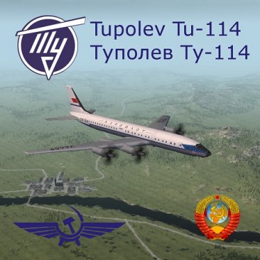 Мод "Tupolev Tu 114" для Workers & Resources: Soviet Republic