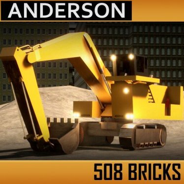 Мод "1986-2012 Anderson 40000E Mining Excavator" для Brick Rigs