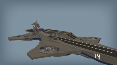 Мод "Helicarrier v2 1:5 scale" для Scrap Mechanic