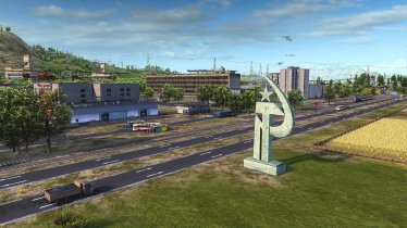 Мод "Hammer and Sickle Monument" для Workers & Resources: Soviet Republic 0
