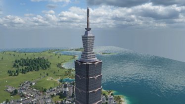 Мод "World Monuments Collection N.23: Taipei 101" для Transport Fever 2 3
