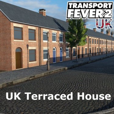 Мод "UK Terraced House" для Transport Fever 2