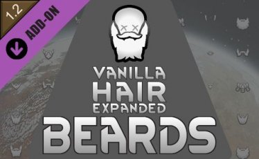 Мод «Vanilla Hair Expanded - Beards» для Rimworld (v1.0 - 1.1 - 1.2) 0