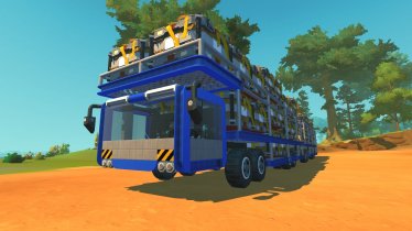 Мод "72 Crates Survival Truck" для Scrap Mechanic 0