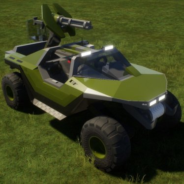 Мод "(EXP WS) Warthog M12 Light Reconnaissance Vehicle Halo CE" для Brick Rigs