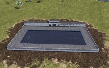Мод "LARGE POOL with real WATER" для Workers & Resources: Soviet Republic 2