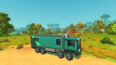 Мод "Mobile base truck survival" для Scrap Mechanic 1