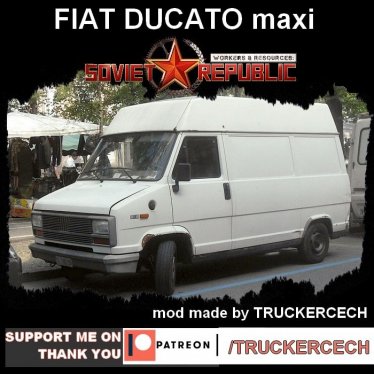 Мод "FIAT DUCATO maxi - van" для Workers & Resources: Soviet Republic