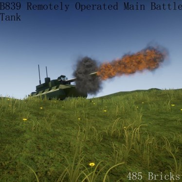Мод "B839 Remotely Operated Main Battle Tank" для Brick Rigs
