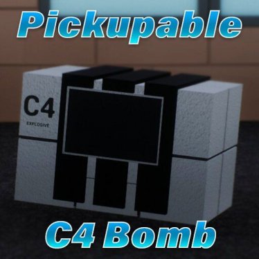 Мод "Throwable and Pickupable C4 Bomb" для Brick Rigs