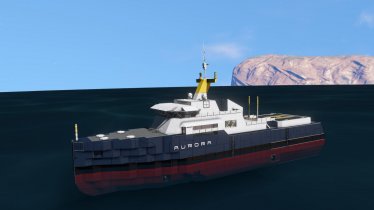 Мод "Aurora Oceanic Research Ship" для Space Engineers 0