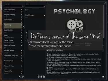 Мод «Mod Manager» для Rimworld (v1.0 - 1.2) 0