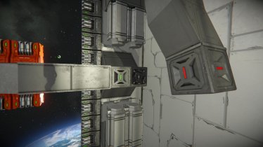 Мод "XL (50x18) Storable (Airtight) Hangar Bay Doors!" для Space Engineers 3