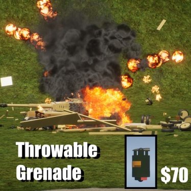 Мод "Throwable Grenade2 для Brick Rigs