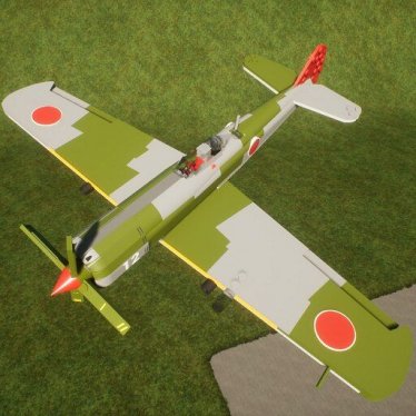 Мод "Ki-84 Tei" для Brick Rigs
