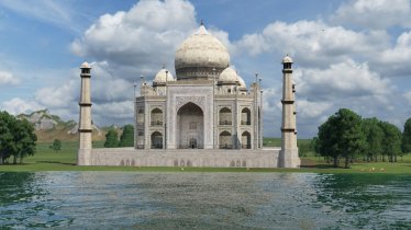 Мод "World Monuments Collection N.22: Taj Mahal" для Transport Fever 2 0