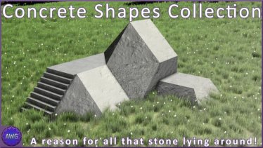 Мод "AWG Concrete Shapes Collection" для Space Engineers 0