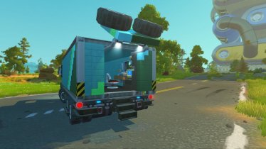 Мод "Mobile base truck survival" для Scrap Mechanic 0