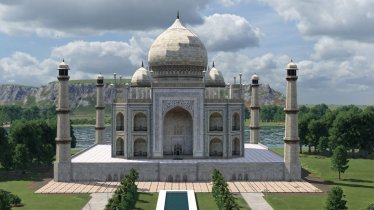 Мод "World Monuments Collection N.22: Taj Mahal" для Transport Fever 2 1