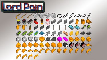 Мод "Non Interactive Parts Mod by Lord Pain" для Scrap Mechanic