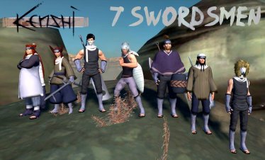 Мод "7 Swordsmen of the Mist Weapon and Clothing Pack" для Kenshi